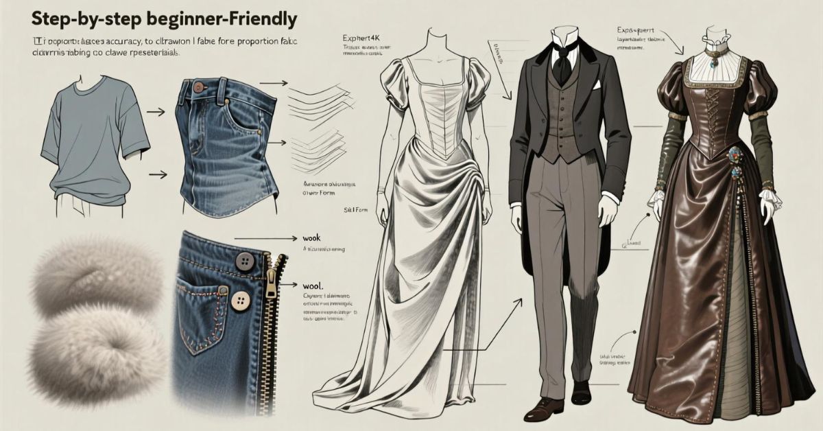 clothes drawing reference