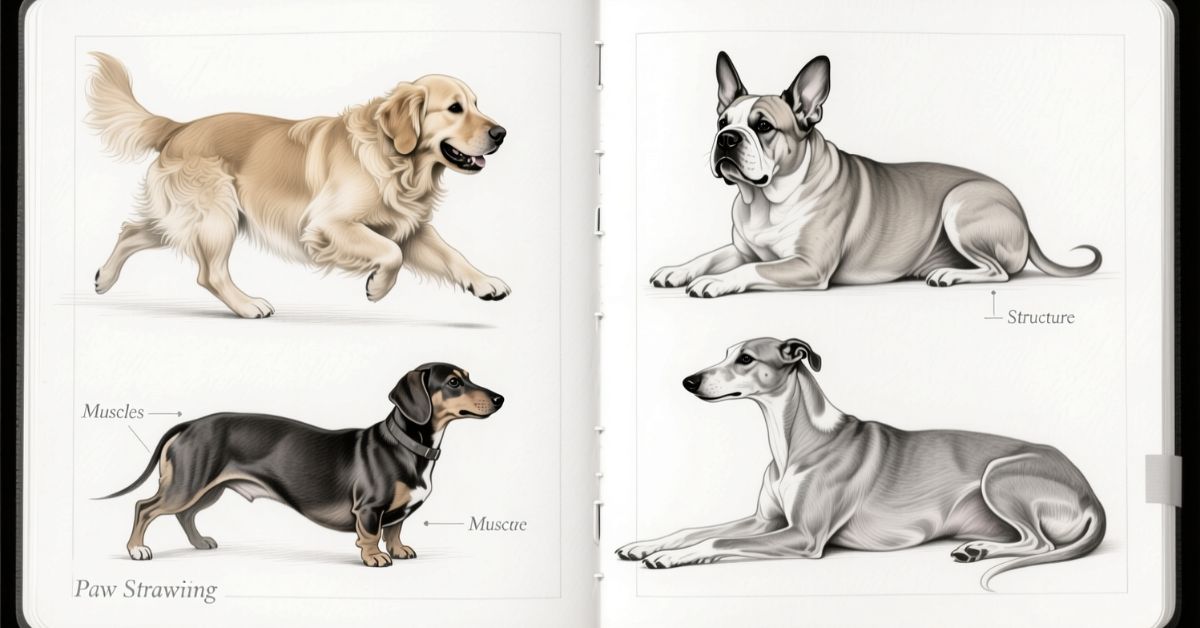 dog drawing ideas