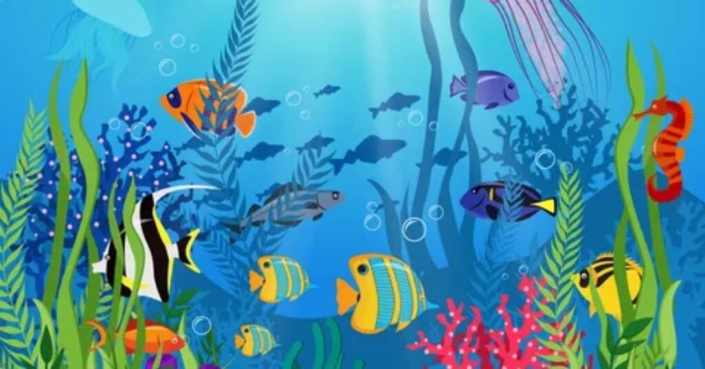 ocean drawing ideas