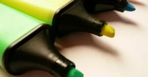 colored felt tip pens