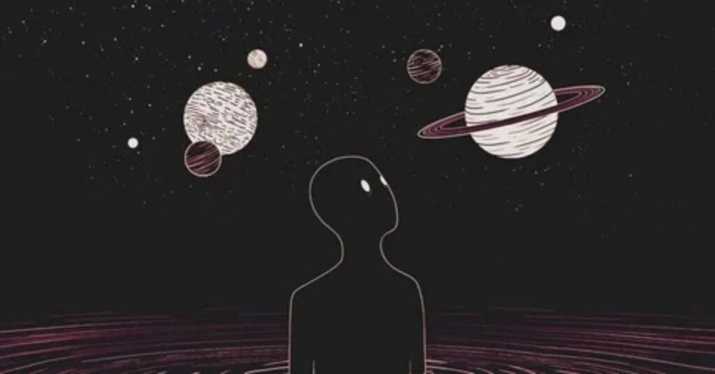 space drawing ideas